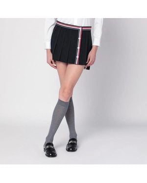 Thom Browne Ruffled Mini Skirt - Black
