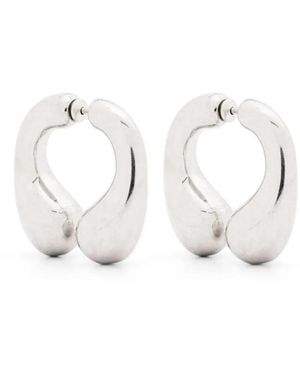 Panconesi "P Helix" Earrings - White