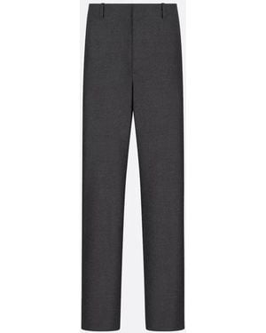 Dior Cashmere Woven Trousers - Grey