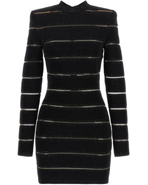 Balmain Bodycon Dress - Black