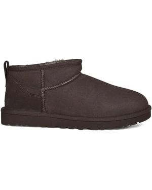 UGG Classic Ultra Mini Suede Boots - Brown
