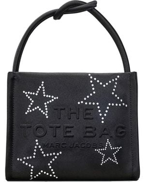 Marc Jacobs The Star Satin Mini Tote Bag - Black