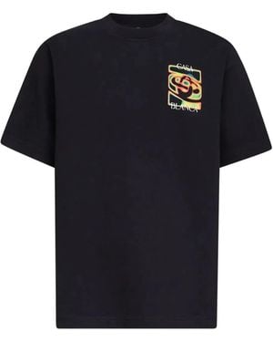 CASABLANCA Tshirt Jersey - Black
