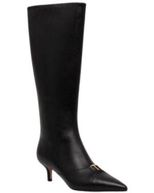Twinset Leather Boots - Black