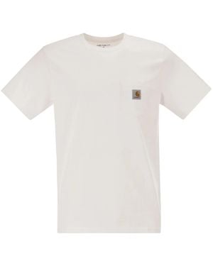 Carhartt Cotton T-Shirt With Pocket - White