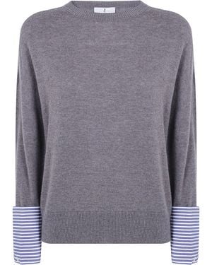 Whyci Round Neck Jumper - Grey