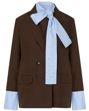 Liu Jo Sacher Cotton Jacket - Brown