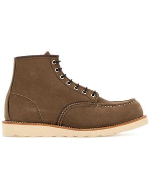 Red Wing Suede Ankle Boots - Brown