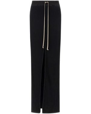 Rick Owens 'Phleg Pillar' Skirt - Black