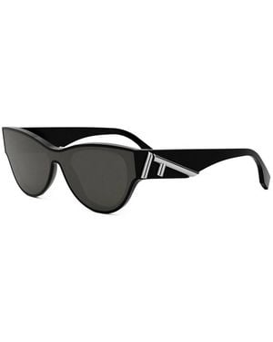Fendi Fe40135I First Cat Eye Sunglasses - Black