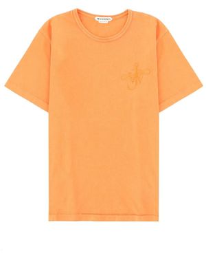 JW Anderson T-Shirt With Logo - Orange
