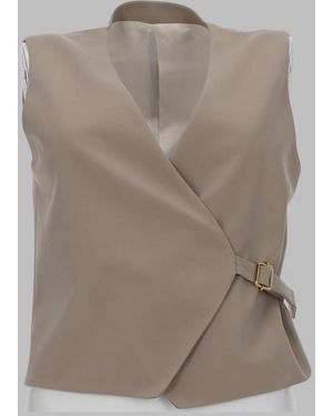 PT Torino Gilet "Angela" - Natural