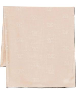Max Mara Persia Scarf 138X138 Cm - Natural