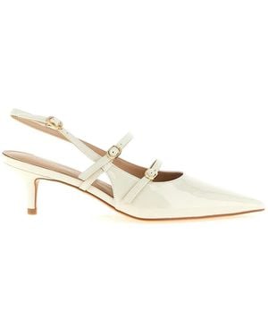 Twinset Twin Set Patent Leather Slingback - White