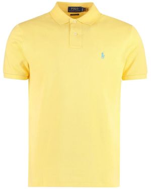 Polo Ralph Lauren Cotton-Piqué Polo Shirt - Yellow