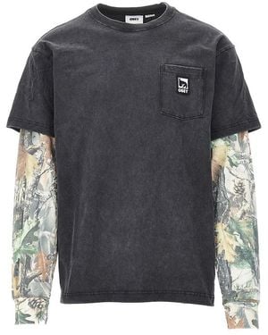 Obey Post 2Fer T-Shirt - Blue
