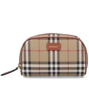 Burberry Ls Sm Cosmetic Pouch Dfc - Brown