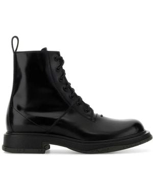 Gucci Leather Ankle Boots - Black