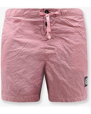 Stone Island Econylon Swim Trunks - Pink
