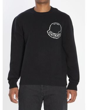 Moncler Logo Sweater - Black