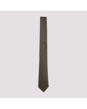 Tom Ford Mulberry Silk Tie - Brown