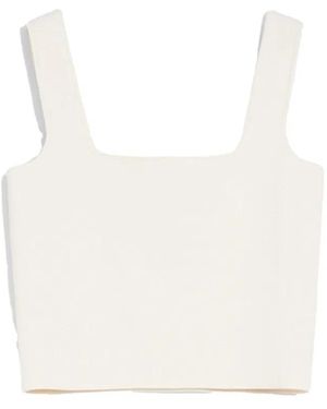 Weekend by Maxmara Max Mara Weekend Crop Top - White