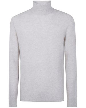 Nuur Long Sleeves Turtle Neck Jumper - White