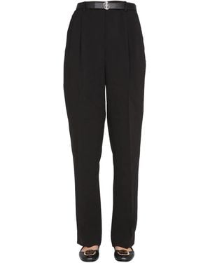 Tory Burch Regular Fit Pants - Black