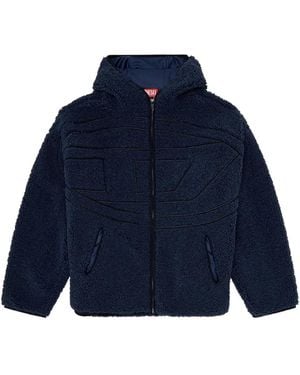 DIESEL Teddy Hoodie Sweatshirt - Blue
