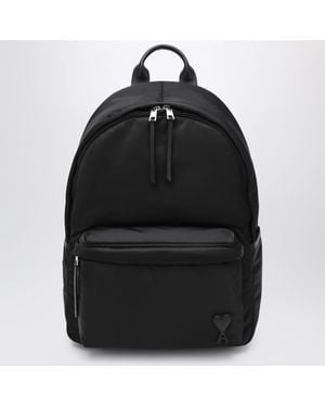 Ami Paris Ami De Coeur Backpack - Black