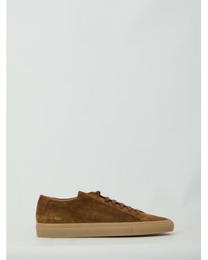 Common Projects Suede Achilles Premium Trainers - Brown
