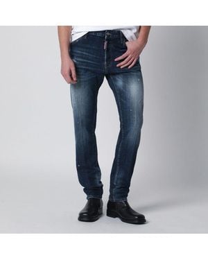 DSquared² Teddy Denim Jeans - Blue