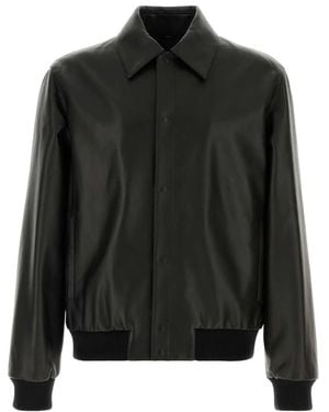Fendi Fendi Leather Jacket - Black