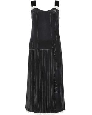 Prada Printed Silk Dress - Black