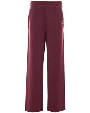 Liu Jo Cotton Elastane Pants - Purple