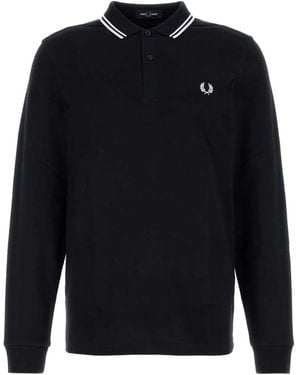 Fred Perry Piquet Polo Shirt - Blue