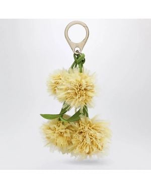 Christian Louboutin Leather Bag Charm - Yellow