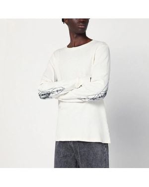 Basketcase Gallery Cotton Crewneck Sweater - White