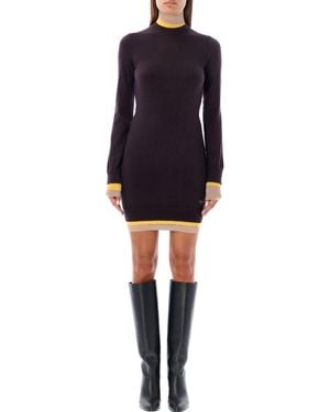 Fendi Multi-Layer Mini Dress - Black