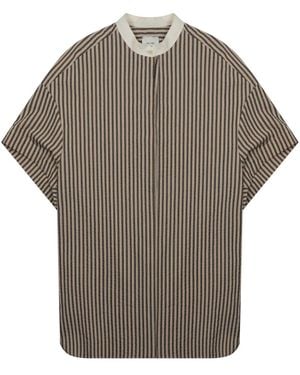 Alysi Mini Abito A Righe - Gray