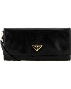 Prada Portafoglio Tracolla - Black