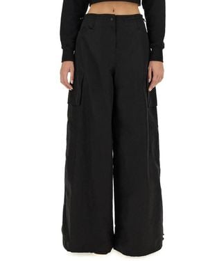 Palm Angels Cargo Trousers - Black