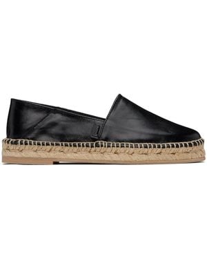 Ami Paris Logo Slip-On Espadrilles - Black