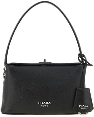 Prada Midi' Handbag - Black