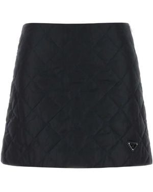 Prada Polyamide Skirt - Black