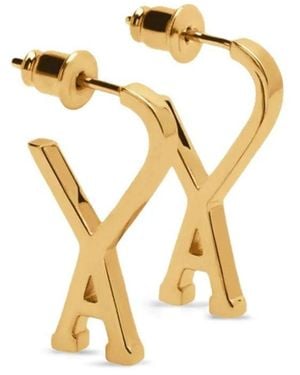 Ami Paris Logo Earrings - Metallic
