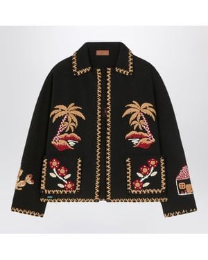 Alanui Remember Me Virgin Wool Jacket - Black