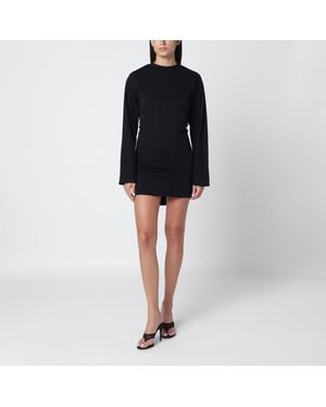 Aliita Cotton Mini Dress - Black