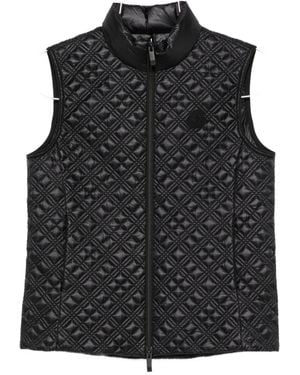 Moncler Quilted Sleeveless Jacket - Black