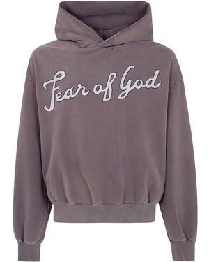 Fear Of God "26" Classic Fit Half Raglan Hoodie - Grey